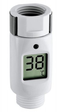 Termómetro digital para ducha con LCD y led alarma