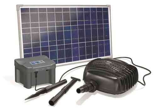 Garda Plus. Fuente solar 25Wp 2500L/H con batería.
