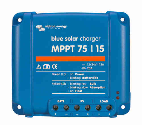 Regulador de carga solar MPPT Victron 75/15A/12-24V