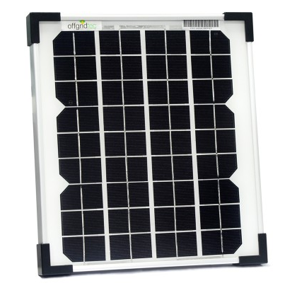 Panel solar monocristalino 10Wp/18V