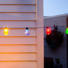 Guirnalda LED de 20 bombillas transparentes de colores