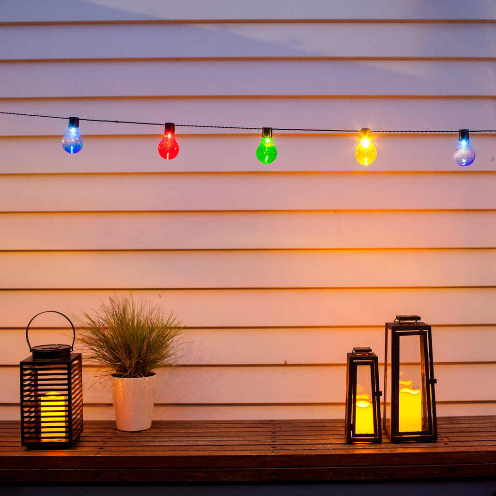 LED 20 bombillas transparentes de colores - TFV - Solar