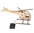 Helicóptero solar de madera, kit de montaje.