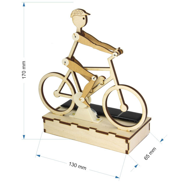 Solar-madera kit ciclista
