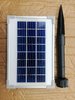 Panel solar policristalino 6V/3,5W con marco de aluminio.