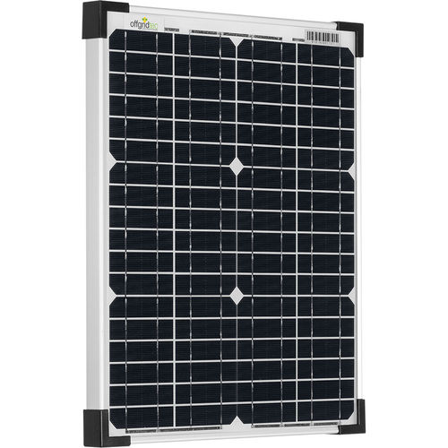 Panel solar 20W/36V monocristalino.