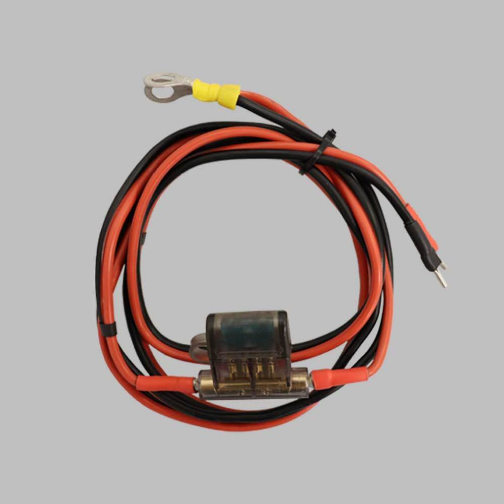 Cables para batería a regulador, con fusible 30A
